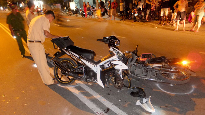 Hiện trường vụ tai nạn