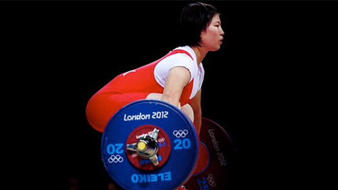 Triều Tiên đang nổi lên như là một cường quốc mới trong môn cử tạ ở các cuộc tranh tài thể thao quốc tế. Ảnh: AFP.