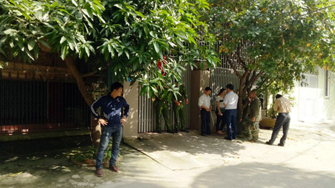 Ngôi nhà nơi xảy ra vụ việc.