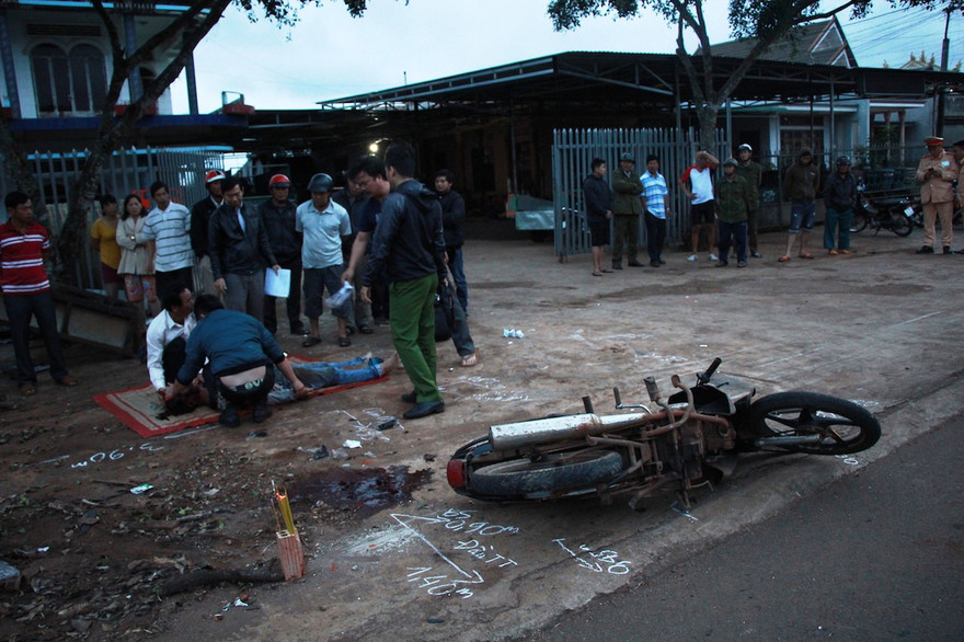 Hiện trường vụ tai nạn