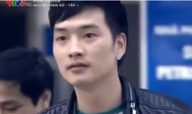 Diễn viên Nguyễn Trọng Lân trong vai Bá Anh phim Người phán xử.