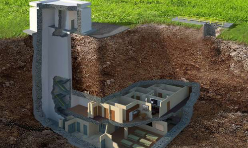 Đường vào căn hầm