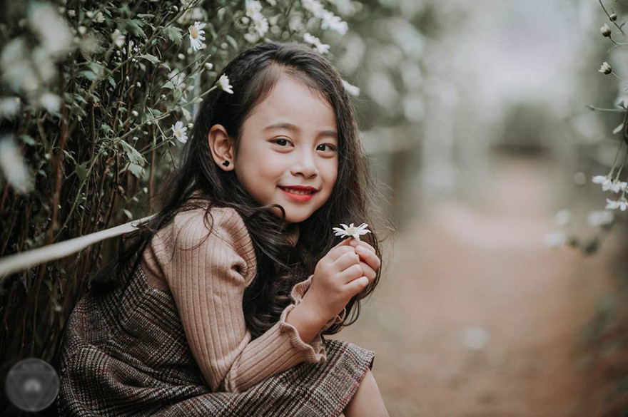Trần Lê Bảo Vy, cô bé sinh năm 2011 với vẻ ngoài cực kì xinh xắn, đáng yêu.