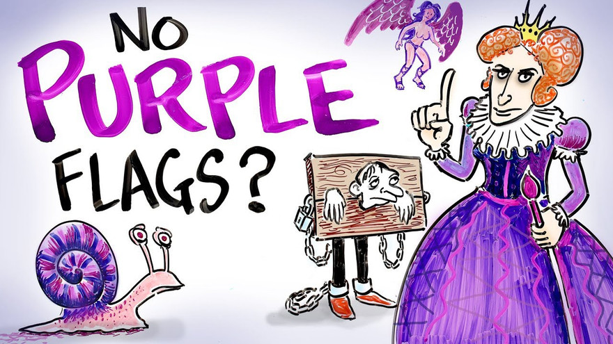 Rất ít quốc gia có cờ màu tím và sự thật vô cùng bất ngờ