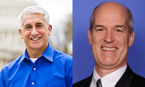 Nghị sĩ Dave Reichert (phải) và Nghị sĩ Rick Larsen