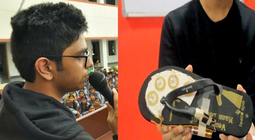 Chàng sinh viên chế dép chống xâm hại tình dục