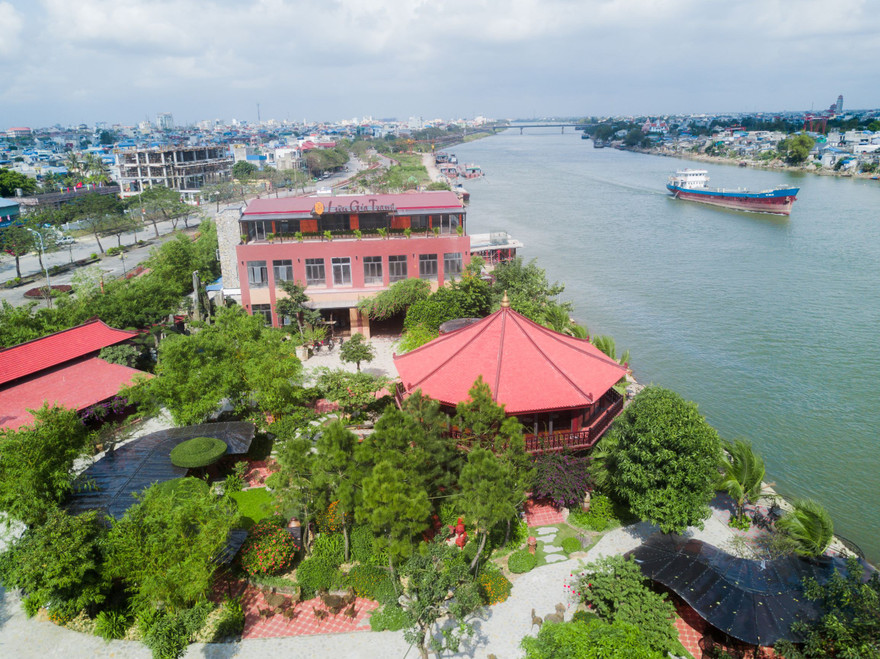 Không gian xanh mát của khu du lịch sinh thái Lưu Gia Trang