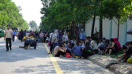 Thanh Hóa: Hàng nghìn công nhân ngừng việc tập thể