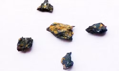 Các mảnh vỡ của viên đá Hypatia. Ảnh: Science Daily.