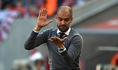 Guardiola muốn học trò tập trung vào từng trận đấu. Ảnh: PA.