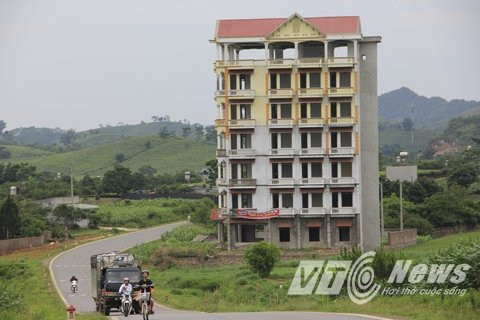 Ngôi nhà được mệnh danh là tòa Keangnam Tây Bắc.