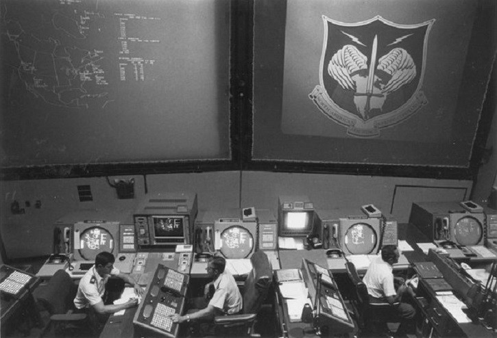Một góc trung tâm chỉ huy của NORAD. Ảnh: New York Times.