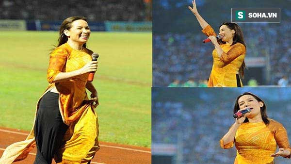 Phi Nhung thuê xe bán kẹo kéo ra chợ để cổ vũ U23 Việt Nam