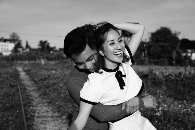 Hình ảnh ngọt ngào của Khánh Thi và Phan Hiển.