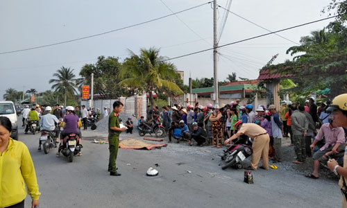 Hiện trường vụ tai nạn