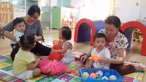 Dự thảo mới quy định trẻ 3 tháng tuổi được đến lớp (ảnh minh họa)