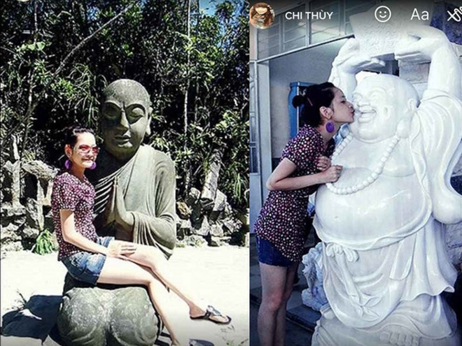 Hình ảnh khiến Chi Pu rơi vào tranh cãi.