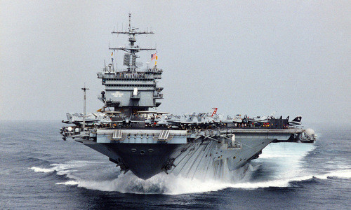 Tàu sân bay USS Enterprise. Ảnh: US Navy.