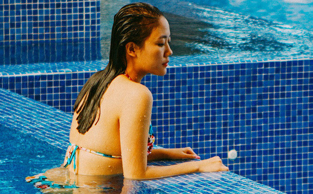 Văn Mai Hương vẫn chưa hết hoảng hồn sau cú tai nạn suýt chết đuối khi đi nghỉ lễ. Ảnh: TL.