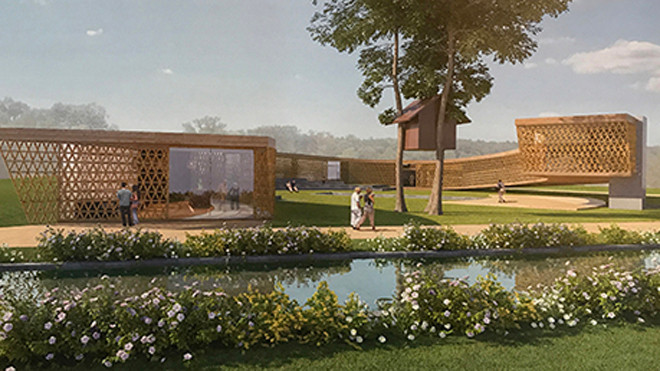 Phối cảnh bảo tàng cải lương Nam bộ.