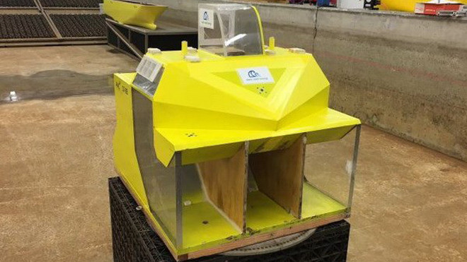 Thiết bị chuyển đổi sóng biển thành điện năng. (Nguồn: ABC News)