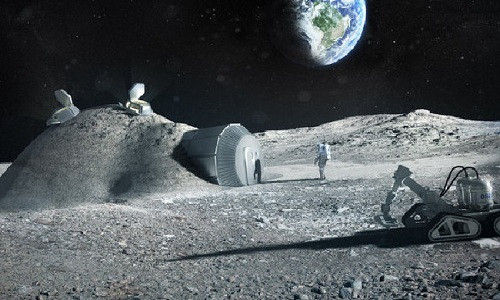 Trung Quốc tính khai thác nguồn tài nguyên quý hiếm trên thiên thạch. Ảnh minh họa: Space.