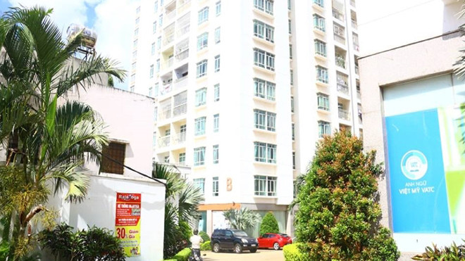 Chung cư nơi xảy ra vụ việc