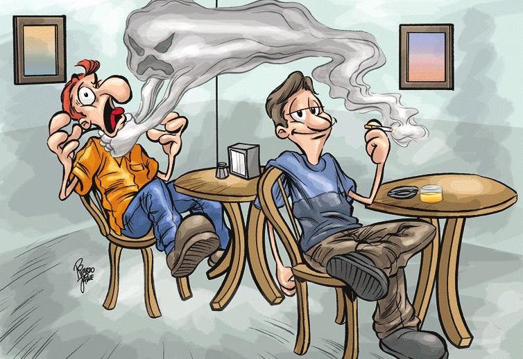 Hít phải khói thuốc lá cũng mắc nguy cơ ung thư