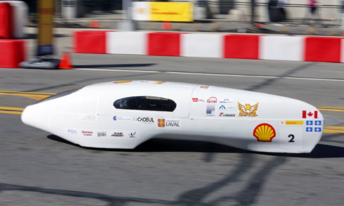 Mô hình xe siêu tiết kiệm nhiên liệu giúp sinh viên Đại học Laval giành giải nhất. Ảnh: Business Insider