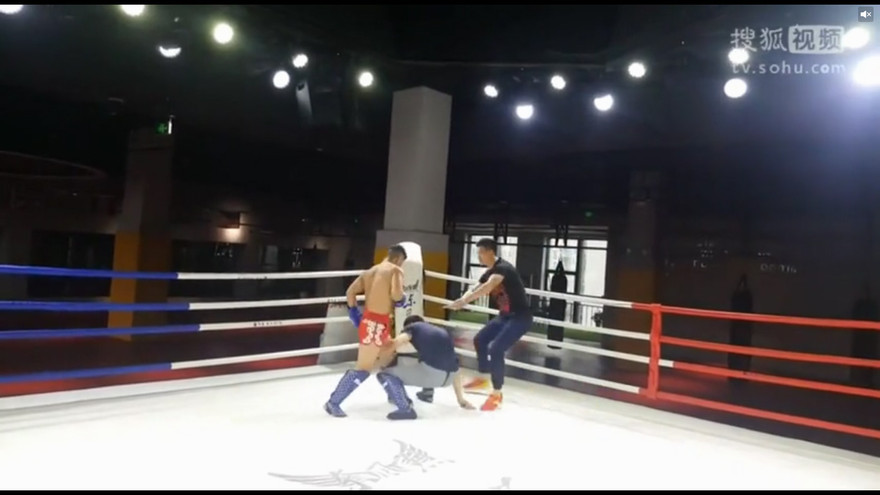 Đại sư Bát Quái Chưởng sấp mặt sau một phút đấu võ sĩ MMA