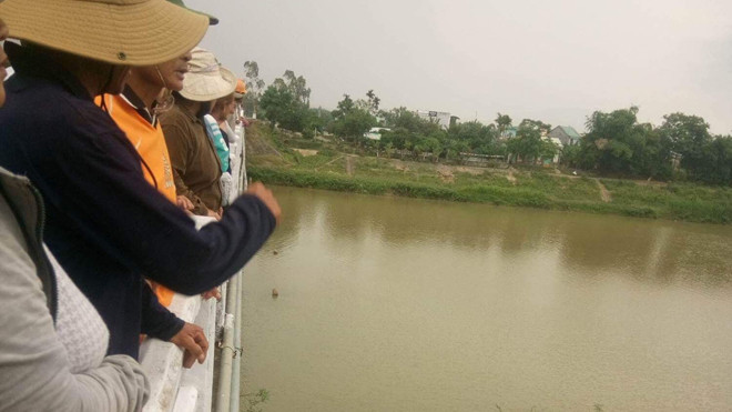 Đoạn sông nơi 3 thanh niên tắm khiến một người mất tích