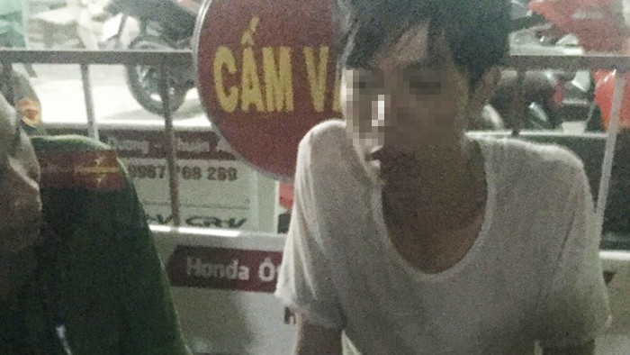 Nam thanh niên được giải cứu