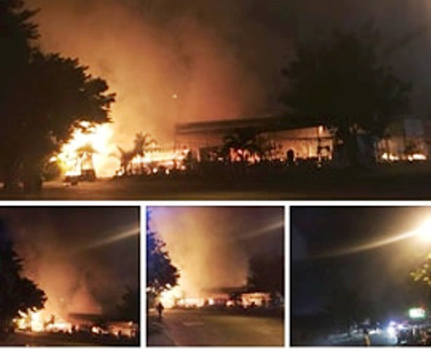 ‘Bà hỏa’ thiêu rụi một nhà hàng lớn giữa trung tâm thành phố