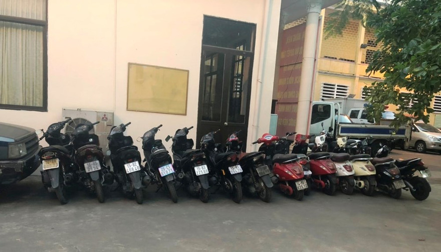 Tang vật trong vụ án. Ảnh: CAHP