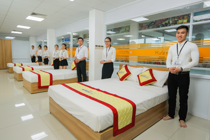 “Cơ ngơi” thực hành kích thích tinh thần học tập của sinh viên Quản trị khách sạn HUTECH