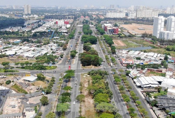 Nút giao thông Nguyễn Văn Linh - Nguyễn hữu Thọ chuẩn bị thi công hầm chui và vòng xoay