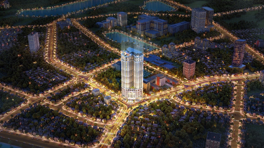 Hateco Laroma tọa lạc tại số 4A đường Huỳnh Thúc Kháng kéo dài