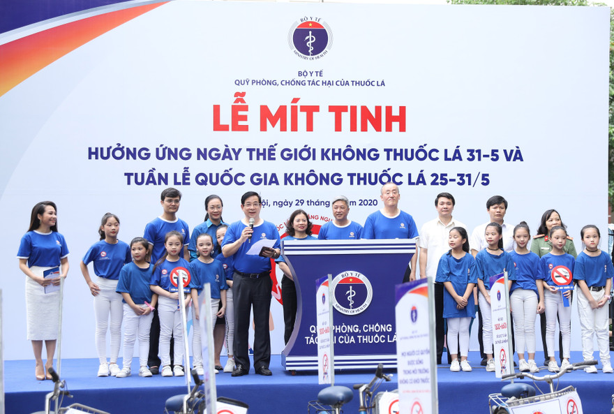 Bộ Y tế mít tinh hưởng ứng Ngày Thế giới không thuốc lá 31/5 