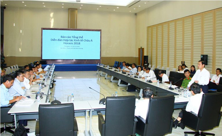 Toàn cảnh buổi làm việc của ban tổ chức