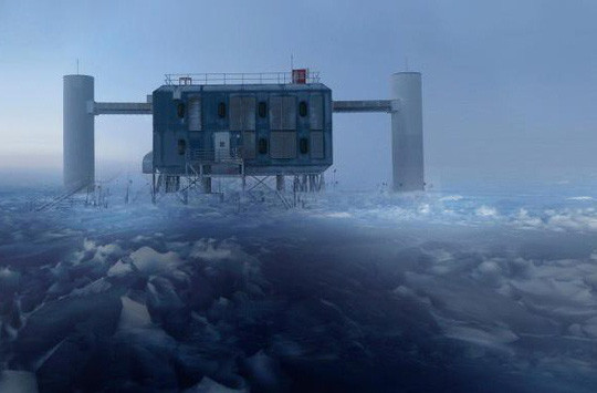 Hệ thống IceCube - nơi những hạt ma quỷ lần đầu được nắm bắt - ảnh do nhóm nghiên cứu và quản ký IceCube cung cấp