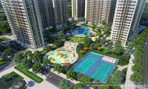 Shop/Shophouse VinCity Ocean Park được thừa hưởng cảnh quan sinh thái xanh mát của đại đô thị.