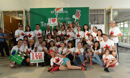 Manulife luôn cổ vũ lối sống năng động, khỏe mạnh