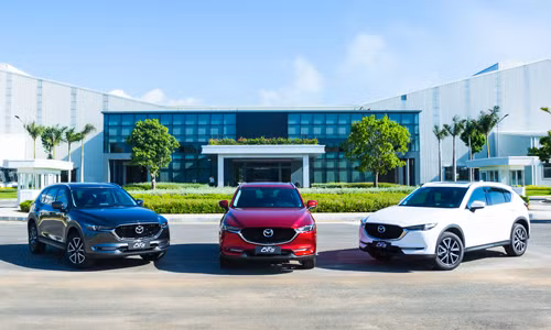 Thaco công bố giá bán xe Mazda màu sơn cao cấp mới