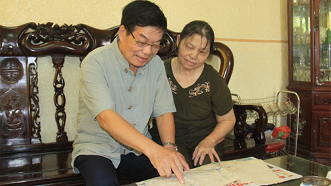 Thượng tá Giao khi đã nghỉ hưu.