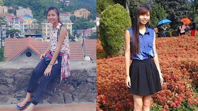 Hình ảnh nữ sinh mất tích