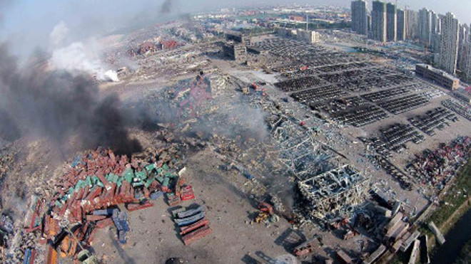 Giá quặng ở Trung Quốc tăng vọt sau vụ nổ Thiên Tân