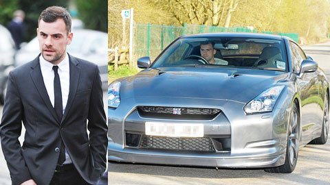 Gibson và chiếc Nissan Skyline GT-R Nismo trước khi xảy ra tai nạn