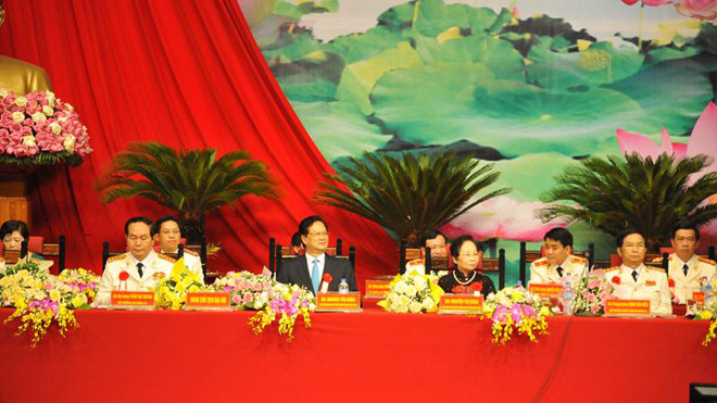 Các đại biểu tham dự Đại hội thi đua “Vì an ninh tổ quốc” lần thứ VII.