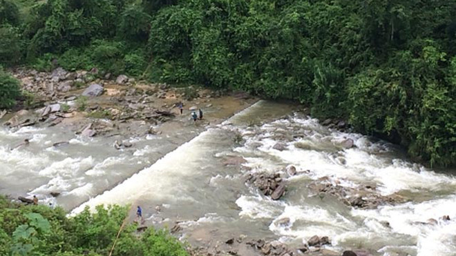 Khu vực suối nơi Viên mất tích