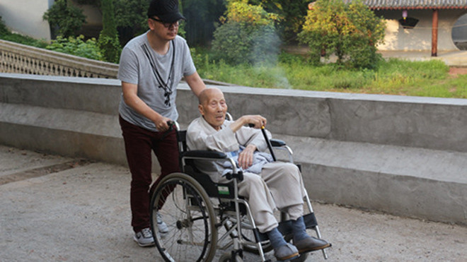 Huỳnh Hải Ba khi làm tình nguyện viên.